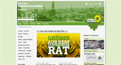 Desktop Screenshot of gruene-do.de